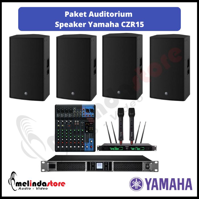 Paket Auditorium Speaker Pasif Yamaha CZR 15 | 4 Speaker